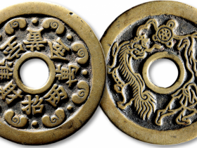 “招财进宝黄金万两”背“胡人舞狮”苏炉花钱价格