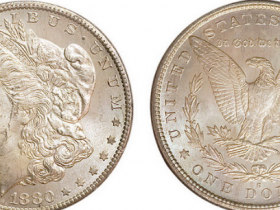 1880年美国摩根1元银币成交价
